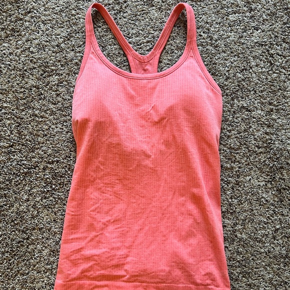 lululemon athletica Tops - Lululemon Ebb to Street Tank Top Raspberry Cream Size 8